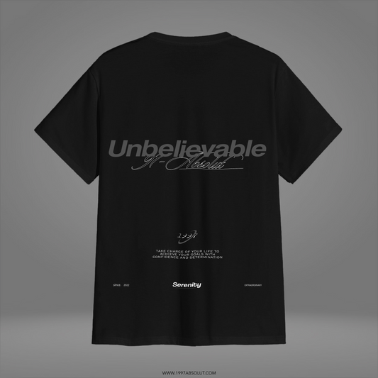 Camiseta Unbelievable Negra