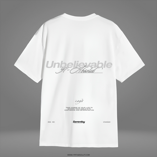 Camiseta Unbelievable Blanca